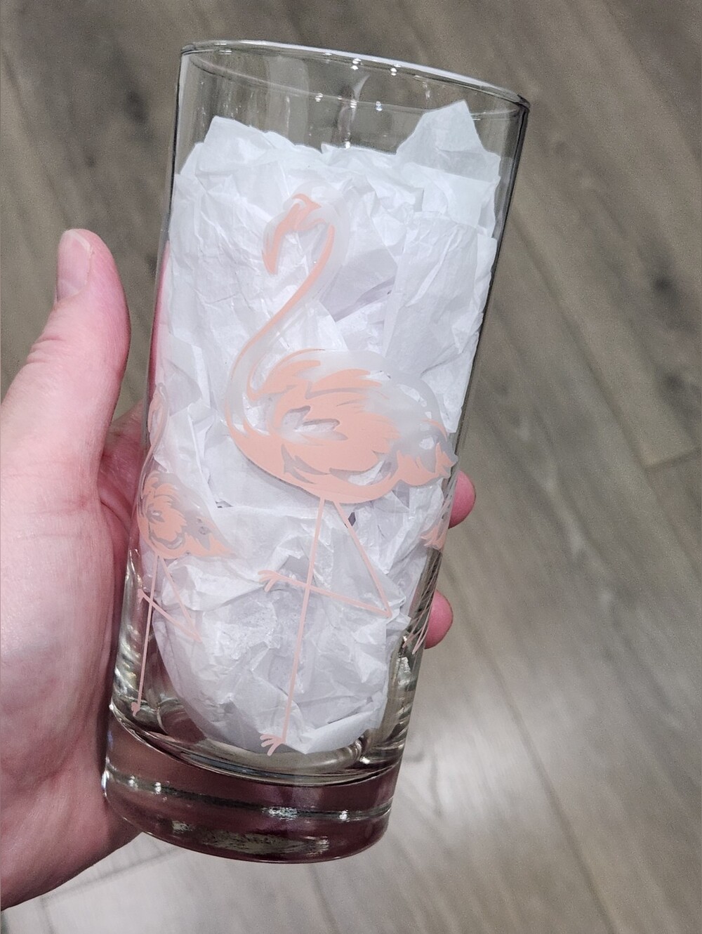 Vintage Flamingo Highball Glass🦩